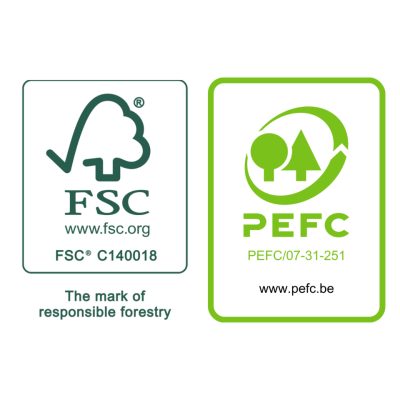 DS in time 2011 FSC en PEFC labels